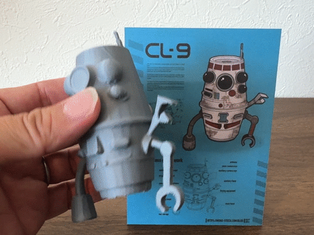 息子が描いたイラストをフィギュア化してみた