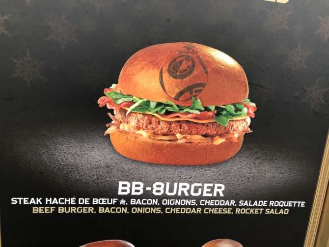 BB-8のハンバーガー